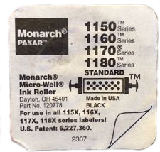 Monarch Paxar 115X / 116X / 117X / 1185 Pricing Gun Inks x 5-0